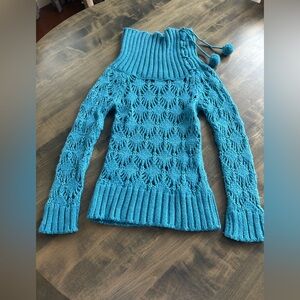 FMF Vibrant Blue Knit Sweater